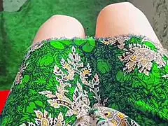 Party Mini Dress Sissy Shows Big White Booty in Crossdresser Webcam. BIG ASS on Display for Horny Viewers!