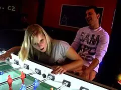 agata's public anal in the video game room, teen 18+?