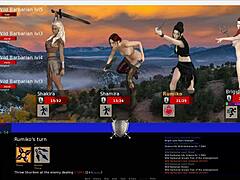 Damsels og dungeon del 11 med threesome, store patter, blowjob og cumshot i 3D BDSM knepperi