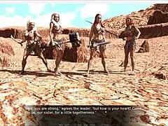 Damsels and dungeon del 11 med threesome stora tuttar, sugeri och cumshot i 3D BDSM knull