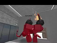 Demon pounds hot rich femboy with deep creampie