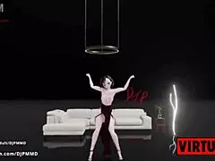 cute futa rachel dancing to pop blender mmd 1565 by dj riko in janvier 2024