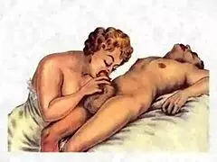 Vintage Erotic Drawings Spark Deep Feelings of Desire and Nostalgia in Retro Anime Style