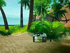 Sapphire Safari Futanari Girls Photoshoot On Desert Island