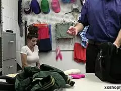 What Happens When Indica Gets Caught Stealing a Sex Toy and Bent Over for Big Cock Punishment?