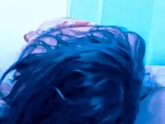 Latina Shemale Rides Monster Cock Painfully