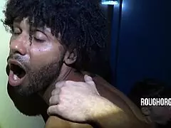 bye hun this wild interracial gangbang party just kicked off with rough banging 😈