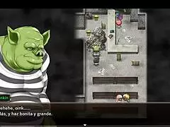 Playing karryn's prison level 1 in spanish translation casually