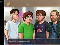 summertime saga 155 with anime cartoon hentai fun 😊