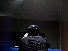 Petite Asian Licks Ass At Party, Bent Over In Bed