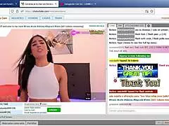 reveca montana's seductive webcam striptease with clothes ripping