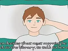 In the library, tomni's hentai romance unfolds with big tits and bookworm vibes.