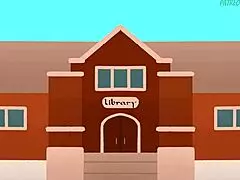 In the library, tomni's hentai romance unfolds with big tits and bookworm vibes.