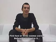David 3488 in Czech Gay Casting Sucking
