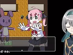 Magic Girl Akari Faces Trials In Translated Game.