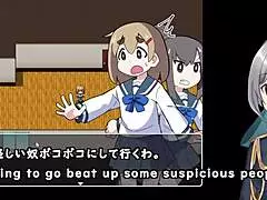 Magic Girl Akari Faces Trials In Translated Game.