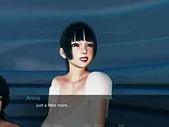 In this scene, the pretty woman with big tits and ass gets a blowjob