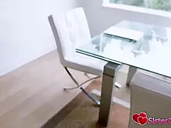 Blackmailed Stepsister Cums Hard Before Group Fantasy Ends