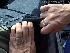 Can You Believe This Hot Amateur Wife Sucking And Swallowing A Huge Black Cock Right In Front Of Her Husband's House?!