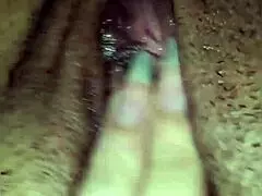 my creamy pussy leads to an incredible orgasm in this vertical video