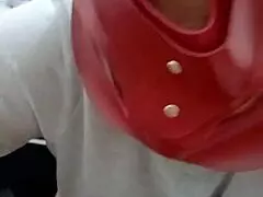 I invited my wife's friend over for a tasty oral session at home.