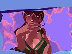 Suggestive Anime Scene with Milf in Hentai