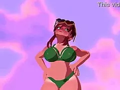 Suggestive Anime Scene with Milf in Hentai
