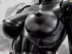 hey, check this big titted sex robot waiting for your cum in close-up pov ai!