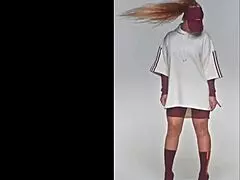 Tribute to Beyonce in Ivy Park with Jerking Off