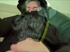 Slimyslimy1 Sneaks Jerk Under Short Shorts