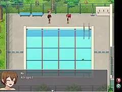 Petite 18+ girls in a threesome riding and fingering to orgasm outdoors.