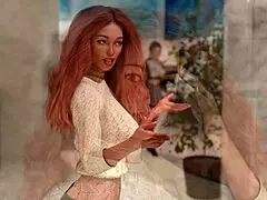 In this taboo university story, a redhead engages in hentai adventures in 3D anime.