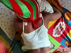 stepbrother use my wet pussy to celebrate a happy new year