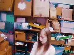 Intense Emotions Unleash In Doll-Like Teen's Bareback Table Encounter With Fake Shop Manager