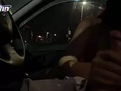 Would you fuck a cute amateur cowgirl riding big cock and swallowing in public car outdoor?
