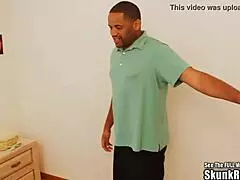 big black cock stretches my hot blonde's big tit fuck holes