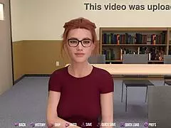 Naughty Redhead Craves Big White Cock in College Kings