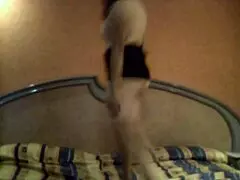 Lulu checks into the hotel room quietly