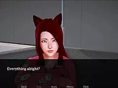 my new family explores small tits in anime