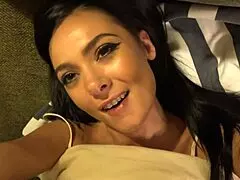 Super sexy Marley Brinx shows amazing body and creams from pussy touch pov