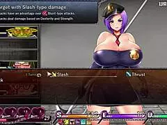 Karryn navigates prison level 2 in this hentai adventure