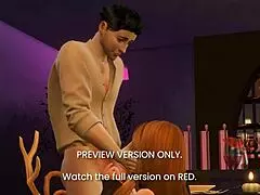 Dinner date turns into naughty 3d hentai sex scandal with anime cartoon characters 😏