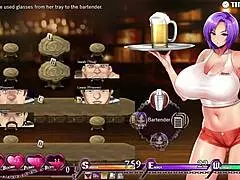 Karryn navigates prison level 2 in this hentai adventure