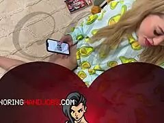 Ms avocado and mr shorts tease with handjob