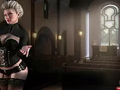 in treasure of nadia, she's preparing her pussy for some good sex in episode 3 scene 127 with blowjob