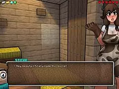 I get a blowjob near my oblivious girlfriend in hornycraft with big tits