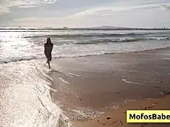 Sahara skye gives charles dera a wet blowjob in the car near the beach