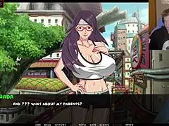 This Naruto parody with Sarada got really wild during training.