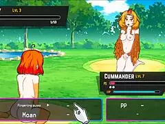 Oppaimon Hentai Game Ep 4 - Public Sex Battle with Pokemon Monsters