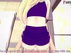 ino yamanaka giving titjob and getting fucked by naruto, what a scene!